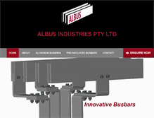 Tablet Screenshot of albusindustries.com